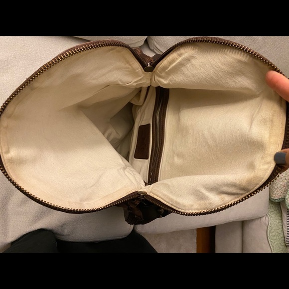 ALL SAINTS brown leather bag - Picture 4 of 14